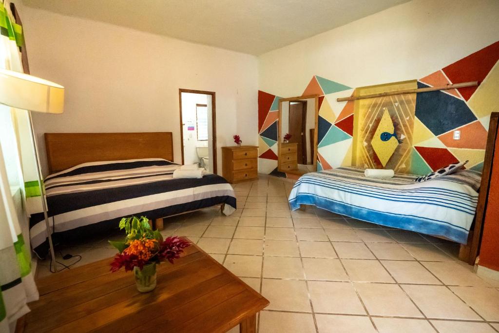Letto o letti in una camera di Ekko Hostel