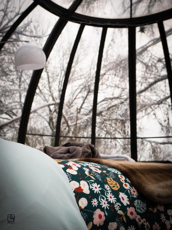 Postel nebo postele na pokoji v ubytování La St Hubsphair