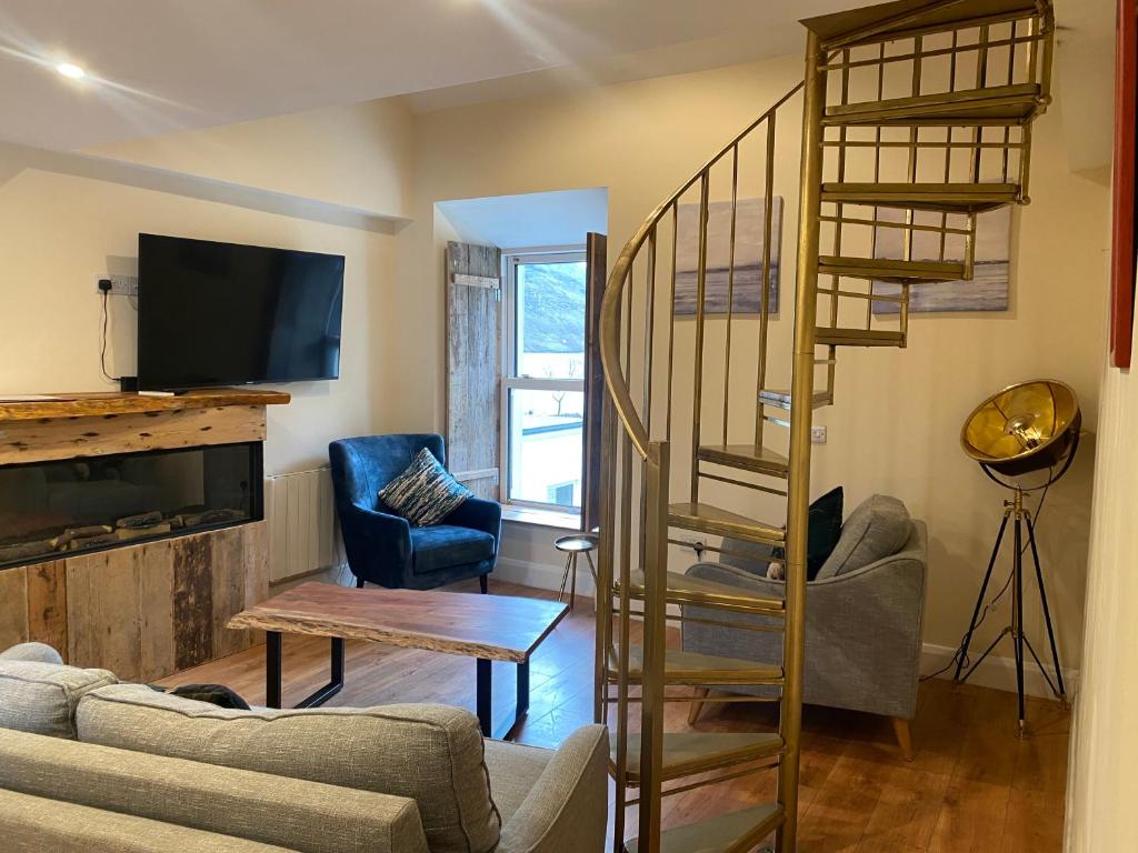 Posezení v ubytování Kylemore house boutique apartments - Diamond Lounge