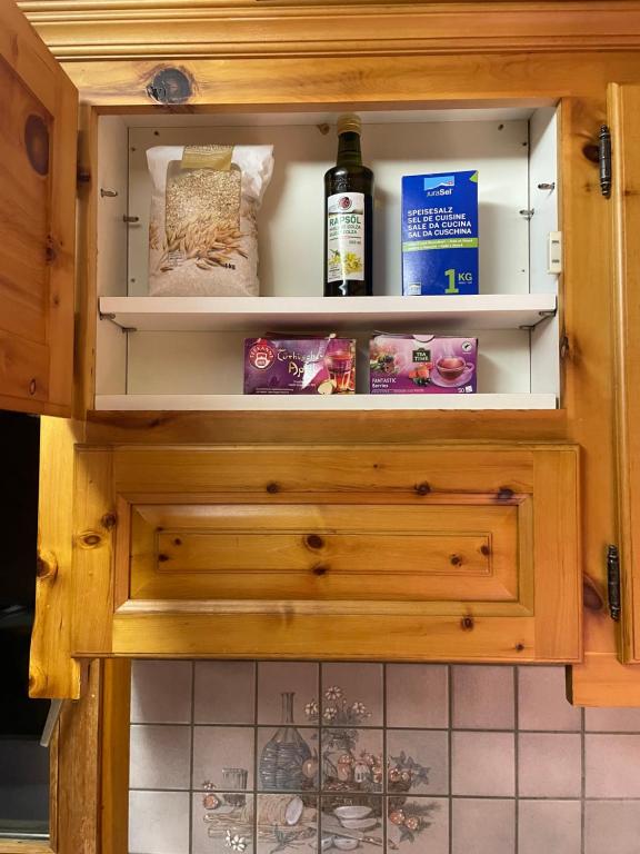 Kuchyň nebo kuchyňský kout v ubytování 5 Zimmer-Wohnung mit Garage und Sauna