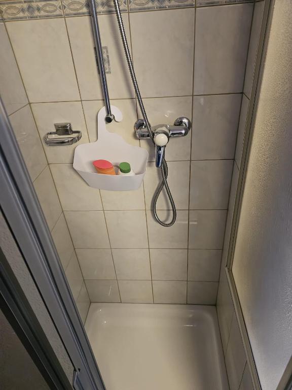 Koupelna v ubytování 5 Zimmer-Wohnung mit Garage und Sauna