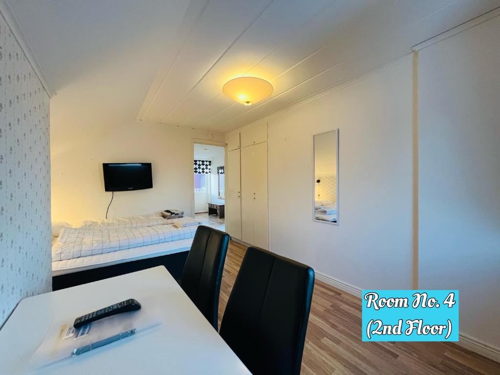 Kiruna Accommodation Läraregatan 19B - Habitación Doble O Gemela Con Vista Al Jardín