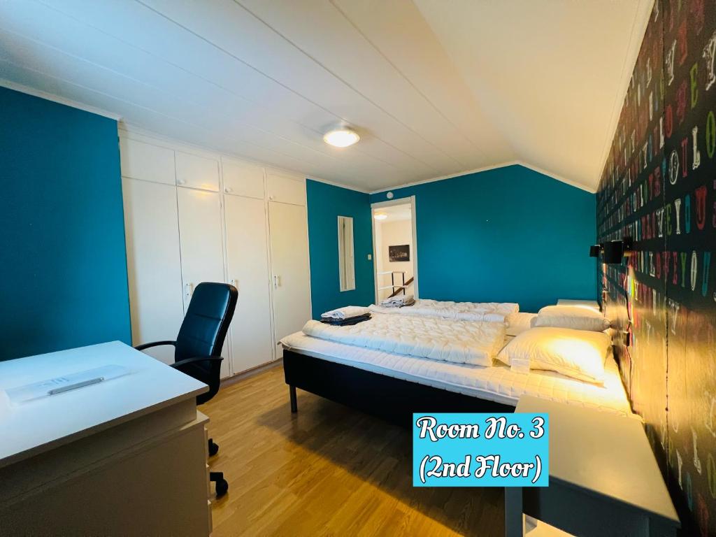 Kiruna Accommodation Läraregatan 19B - Двойной или близнец с видом