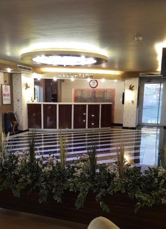 The lobby or reception area at My Liva Hotel