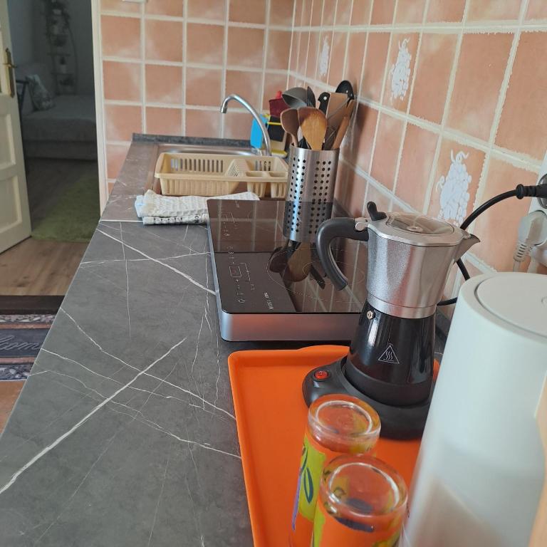 Zestaw do parzenia kawy i herbaty w obiekcie Tünde lak