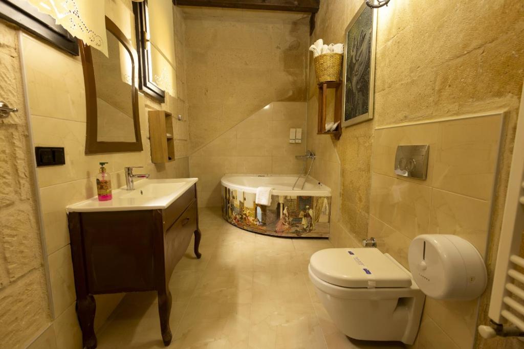 Koupelna v ubytování Drala Inn Cappadocia