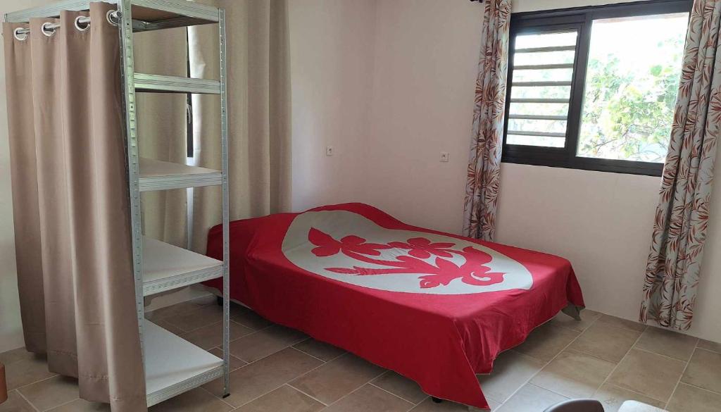 Postel nebo postele na pokoji v ubytování Studio Vaipuna, Pirae, Tahiti