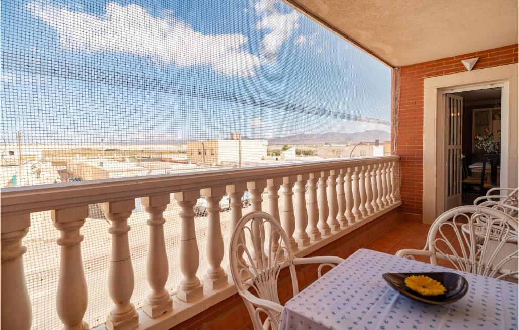 Balkoni atau teres di Stunning Apartment In Pujaire