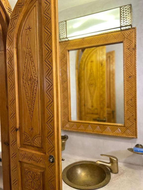 Koupelna v ubytování Riad dar Hania