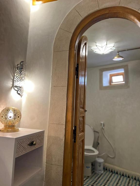 Koupelna v ubytování Riad dar Hania
