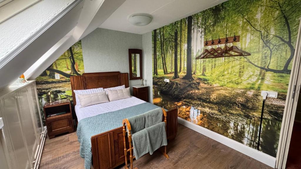 Postel nebo postele na pokoji v ubytování B&B Landleven