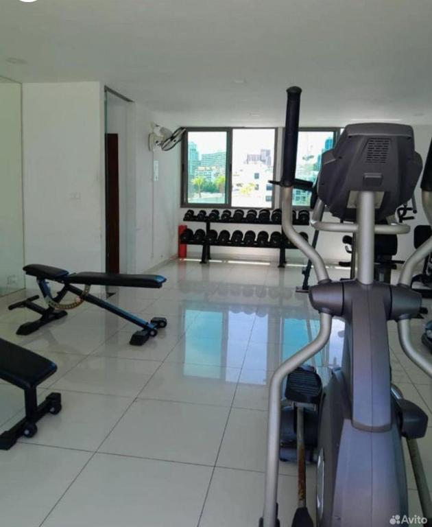Fitness centrum a/nebo fitness zařízení v ubytování Centara Pattaya Apartment
