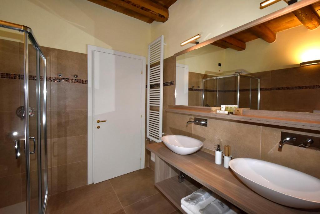 Koupelna v ubytování Le Palazzole