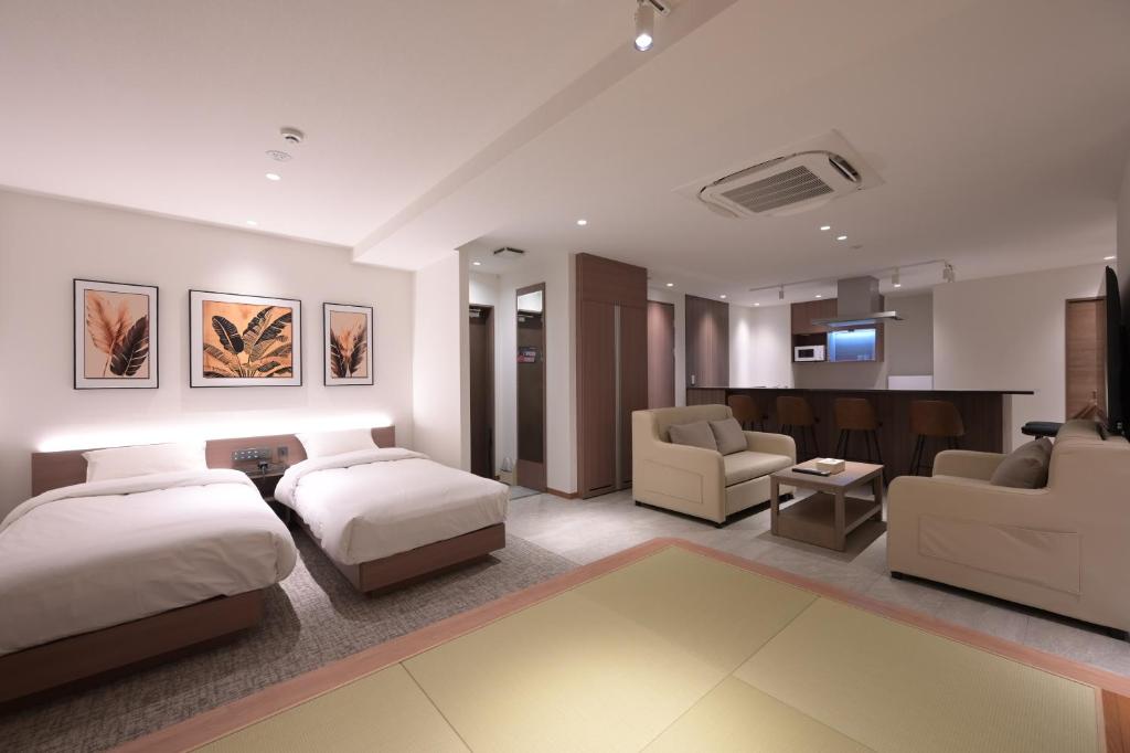 Posezení v ubytování COCOYO Hotel 大塚