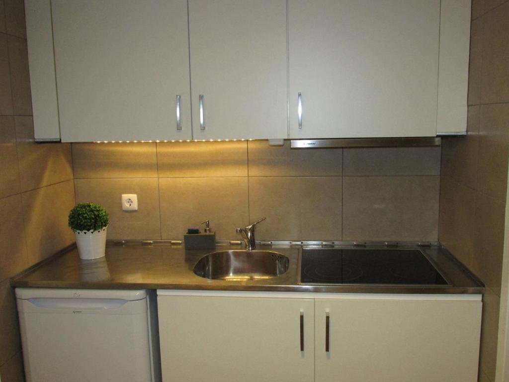 Virtuvė arba virtuvėlė apgyvendinimo įstaigoje Brisa Apartment Vilamoura