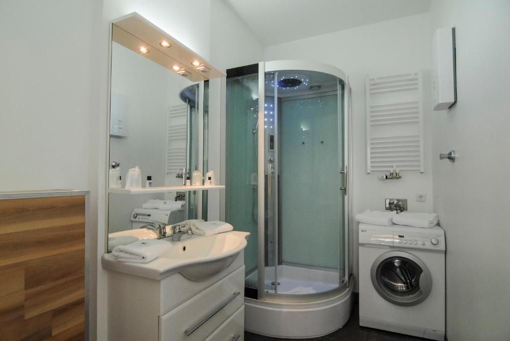 Koupelna v ubytování Petul Apart Hotel Am Ruhrbogen