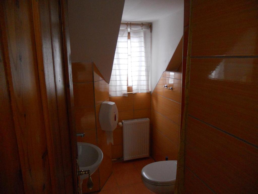 Koupelna v ubytování Penzion Kamzík