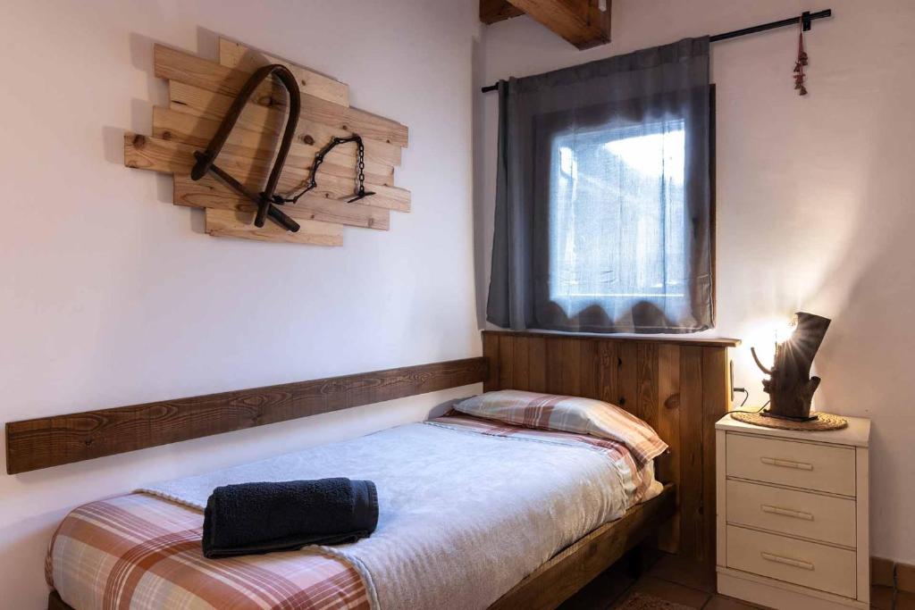 Postel nebo postele na pokoji v ubytování Antic Cal Pubill