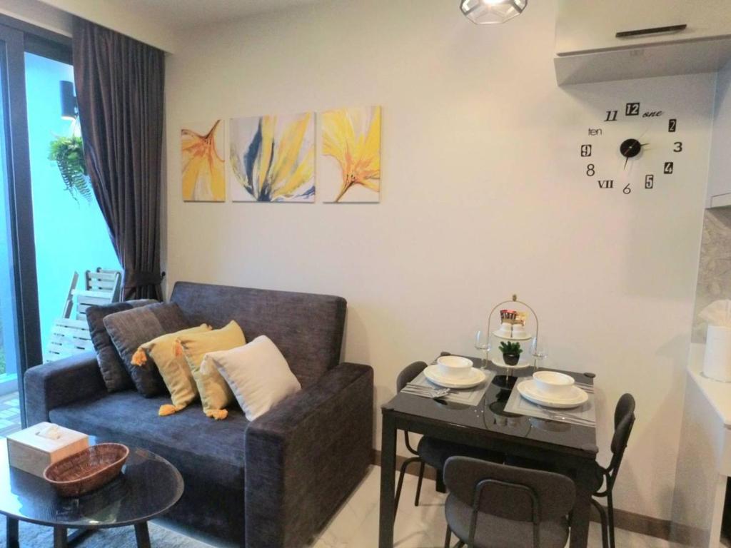 Posezení v ubytování A404-nice Seaview One Bedroom At Ao Nang Beach
