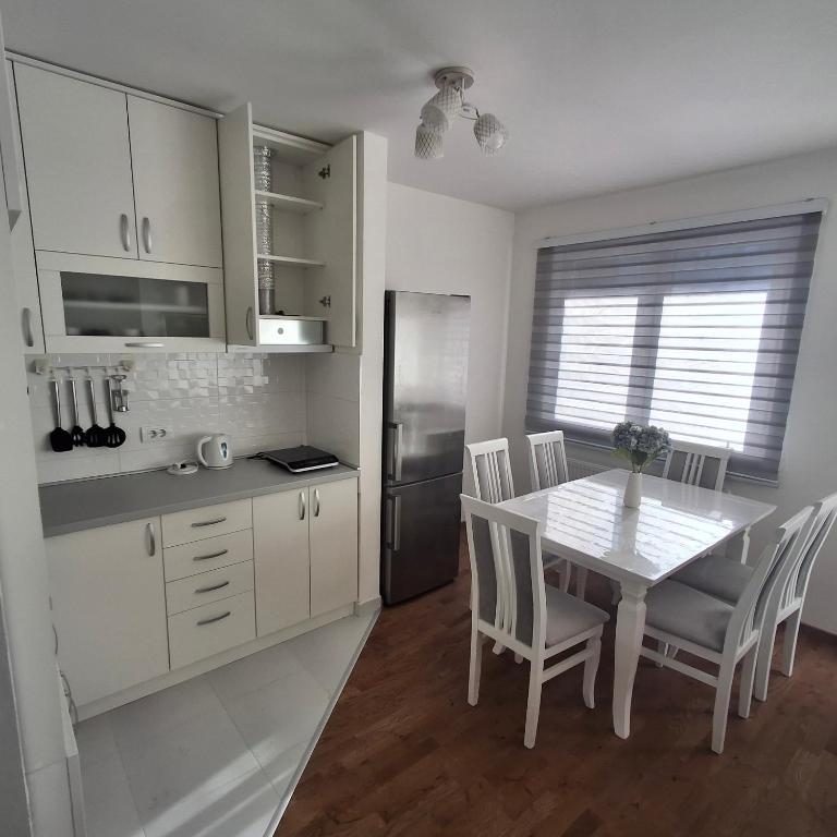 Kuchyň nebo kuchyňský kout v ubytování APARTMAN studio DADO