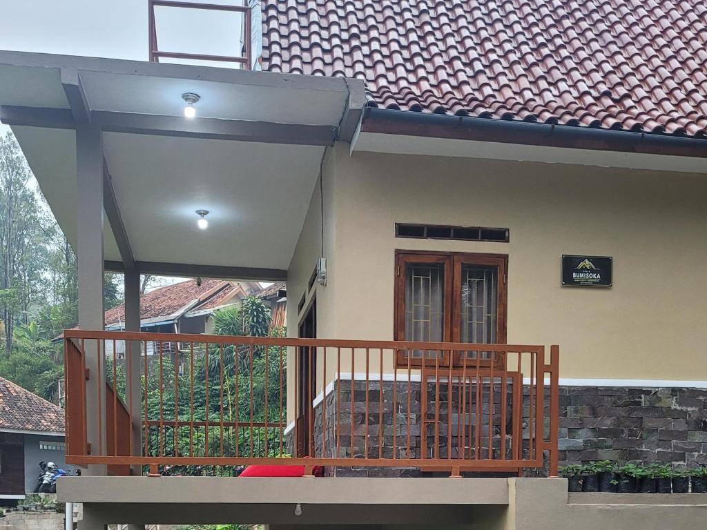 Балкон или терраса в Villa Bumisoka