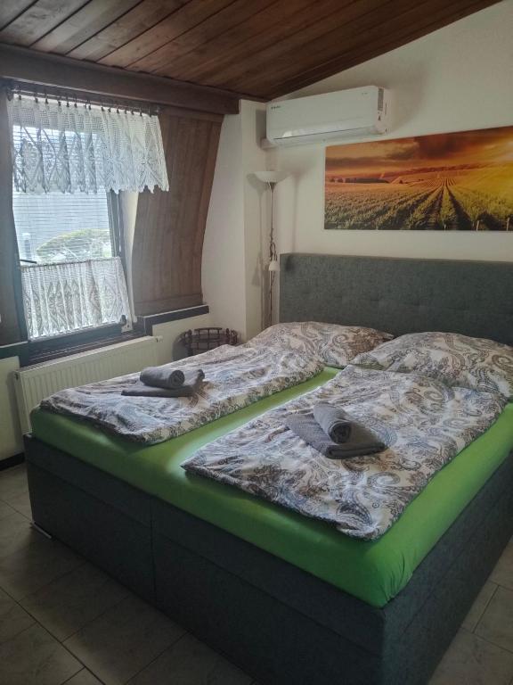Postel nebo postele na pokoji v ubytování Penzion RONY
