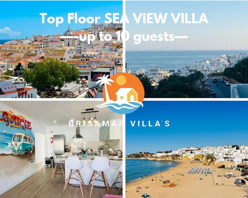 BrisaMarVilas Sea view, 5 min Walk to Town & Beach 12e13