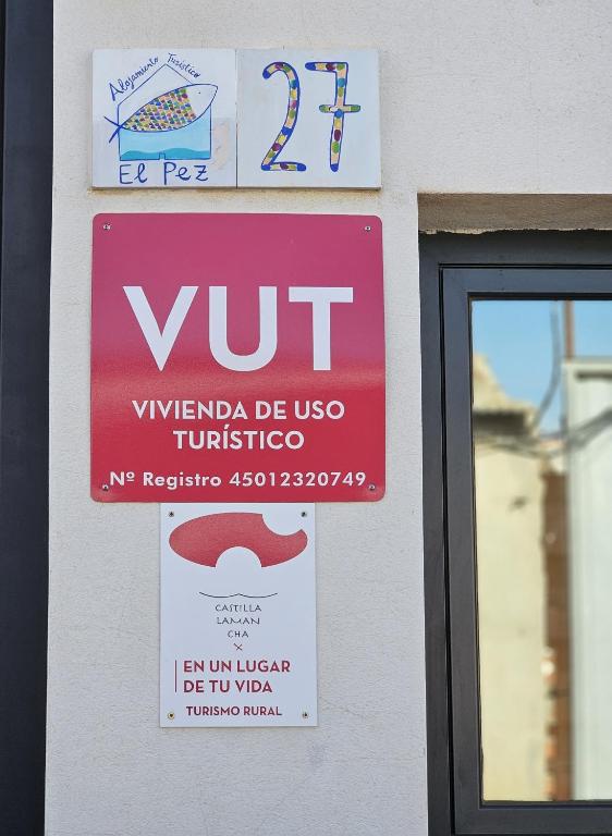 Certifikát, hodnocení, plakát nebo jiný dokument vystavený v ubytování Alojamiento El Pez Casa con piscina climatizada