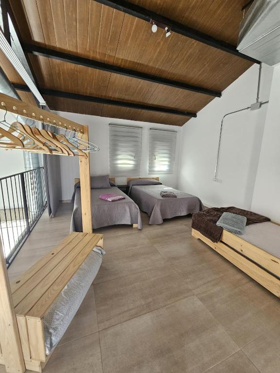 Posezení v ubytování Alojamiento El Pez Casa con piscina climatizada