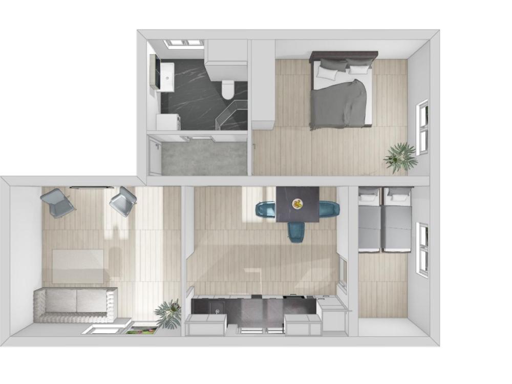 Posezení v ubytování Ferienwohnung Alpblick