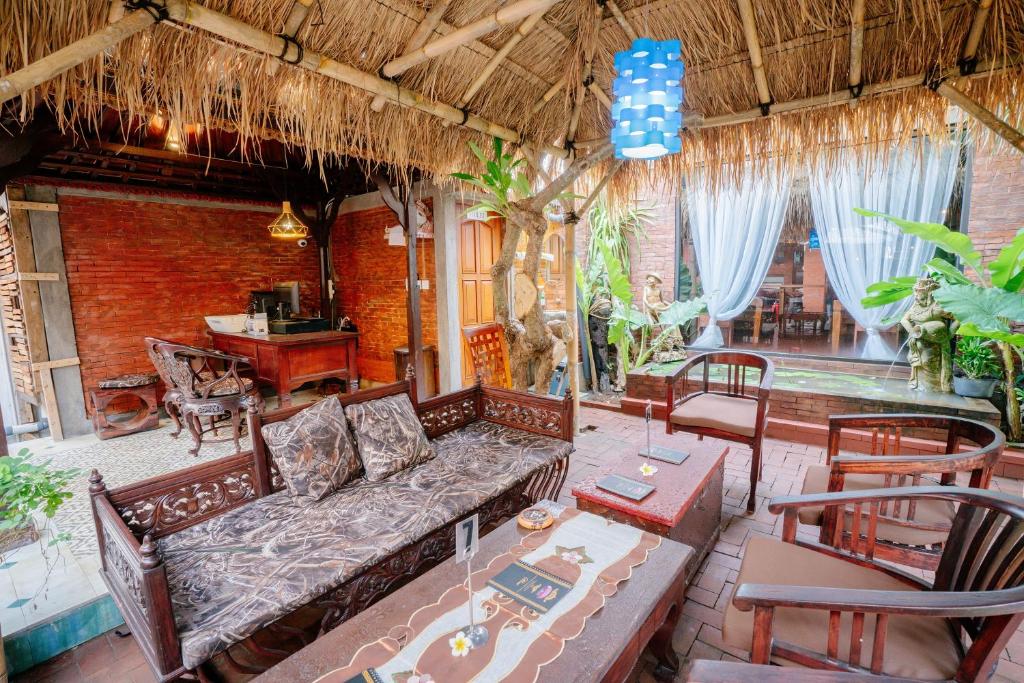 Posezení v ubytování The Saharah Mirage Bali