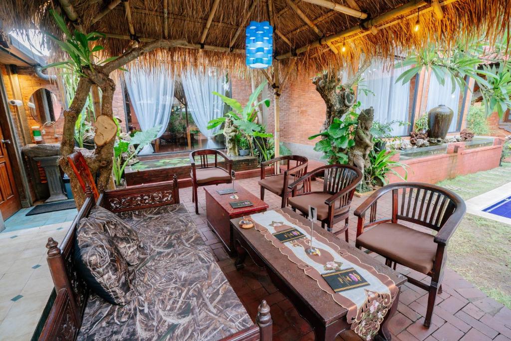 Restaurace v ubytování The Saharah Mirage Bali
