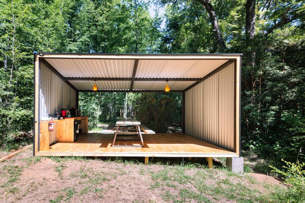 Zahrada ubytování Glamping Dos Rios