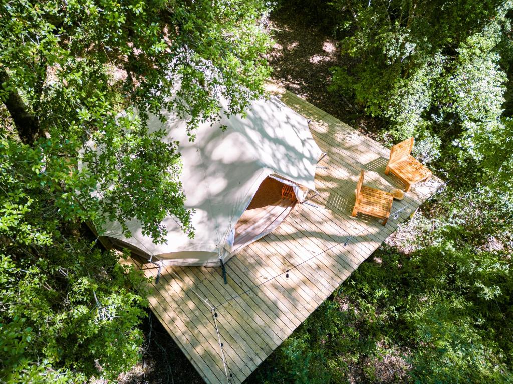 Zahrada ubytování Glamping Dos Rios