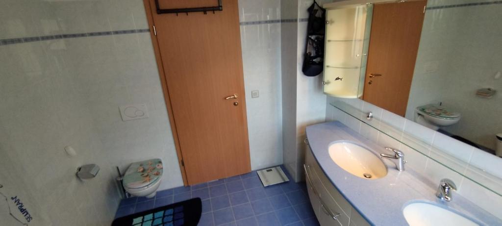 Koupelna v ubytování Casa Diana Ticino