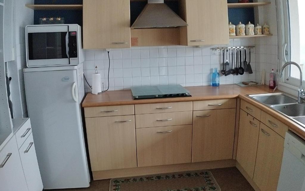 Kuchyň nebo kuchyňský kout v ubytování Studio proche mer