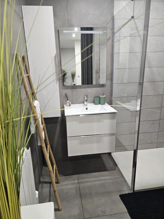 Kúpeľňa v ubytovaní Studio meublé - Comme à la maison