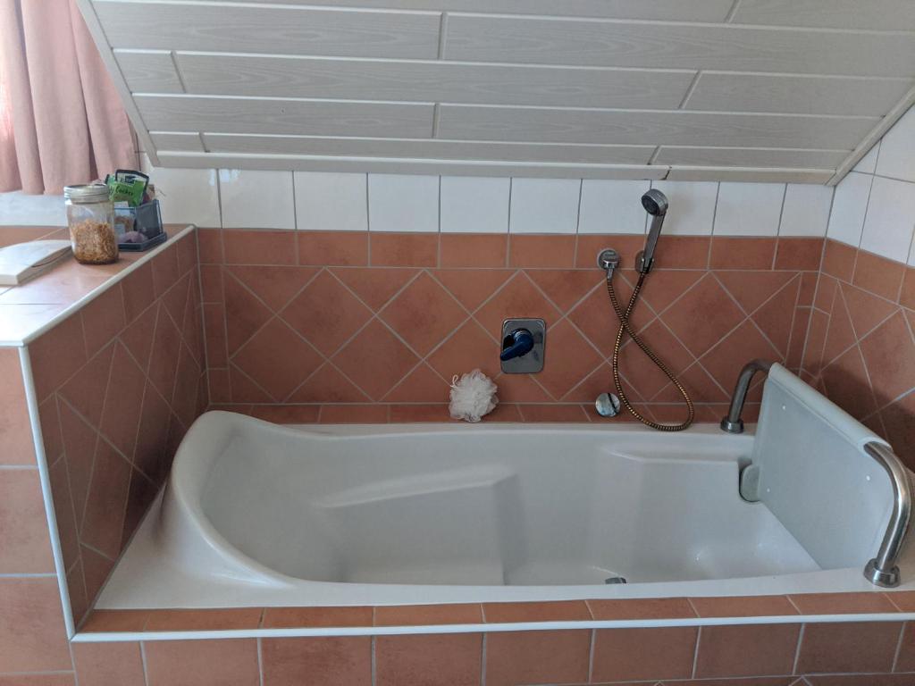 Koupelna v ubytování Ferienwohnung Apfelgarten