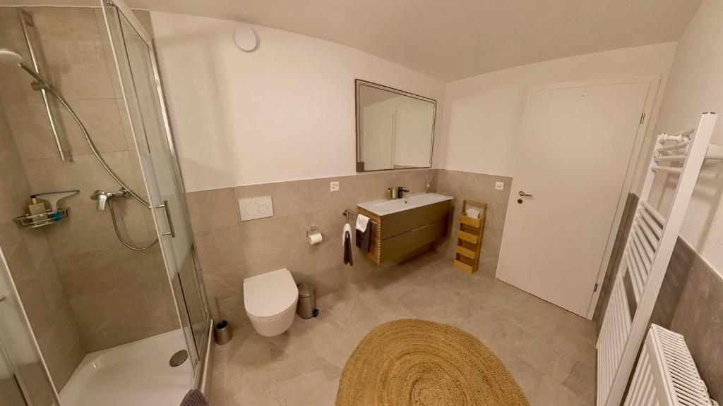 Vannituba majutusasutuses Magnifique studio dans une villa