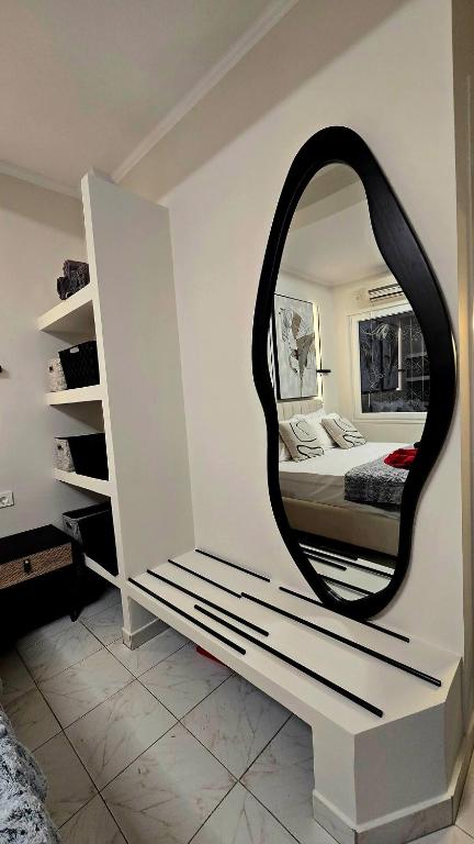 Postel nebo postele na pokoji v ubytování ARPA apartment
