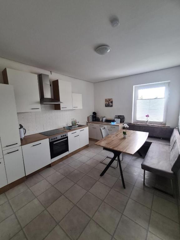 Kuchyň nebo kuchyňský kout v ubytování Nordlicht Emden