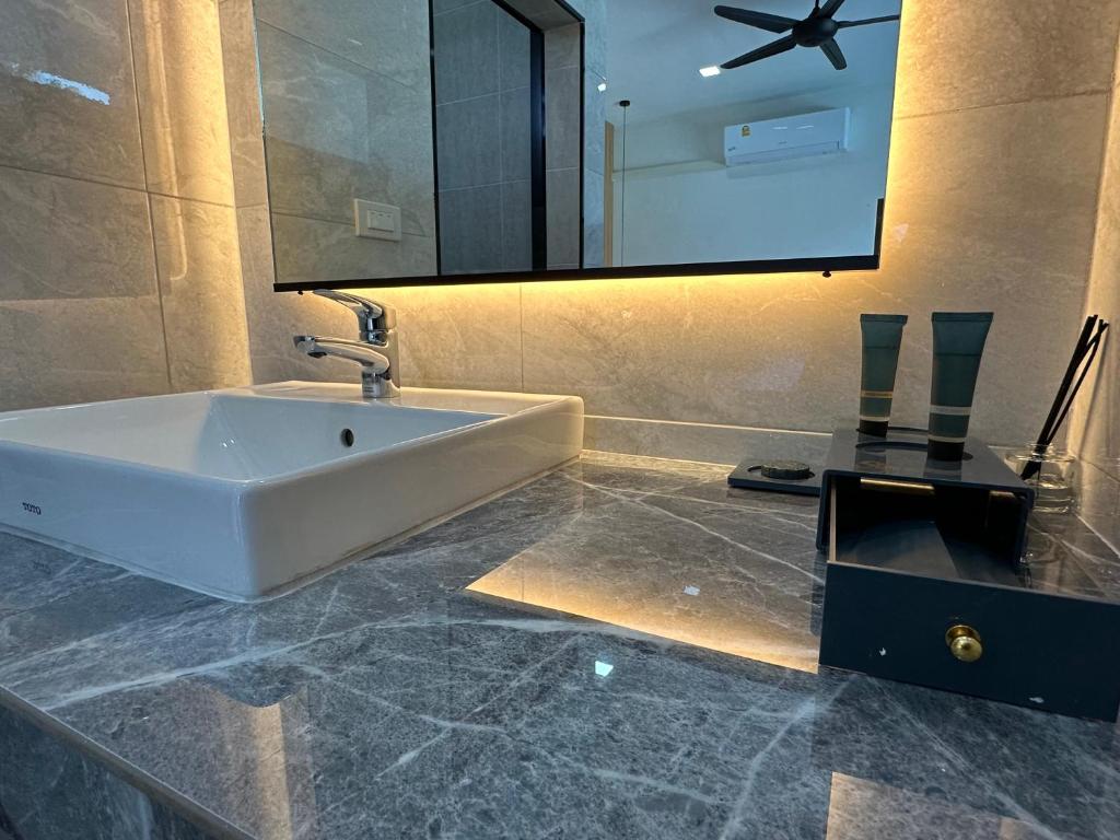 Koupelna v ubytování Aonang nine poolvilla resort