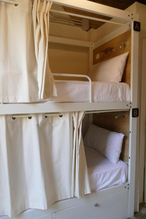 A bed or beds in a room at 4U Hostel