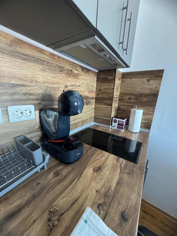 Kuchyň nebo kuchyňský kout v ubytování Mountain view Lux Apartment