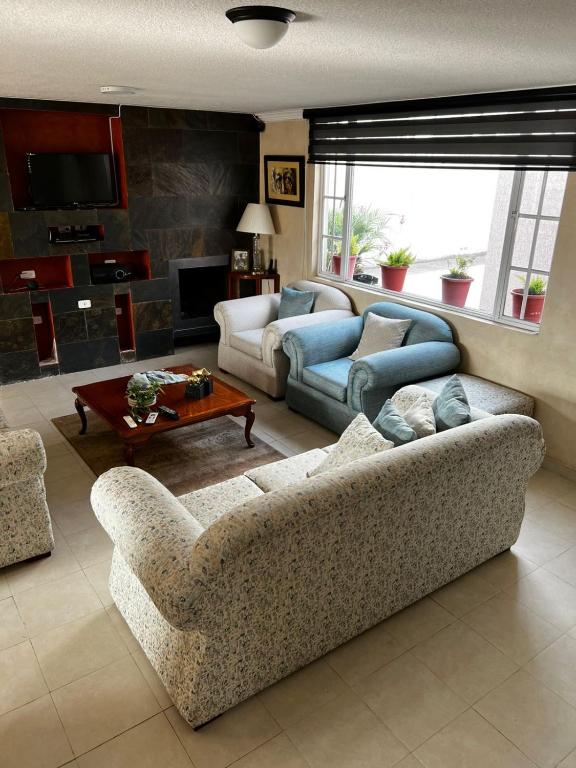 Posezení v ubytování Chester´s B&B