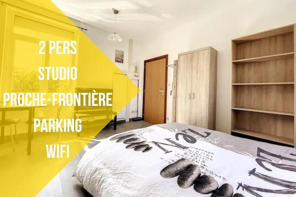 Huningoise Studio 2 Pers Proche Bale Parking Prive – photo 7