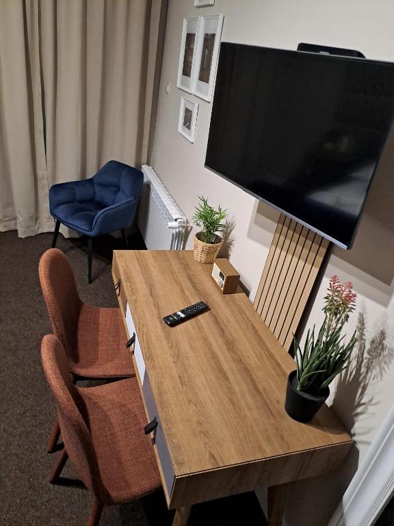 TV a/nebo společenská místnost v ubytování Ohouse aparts