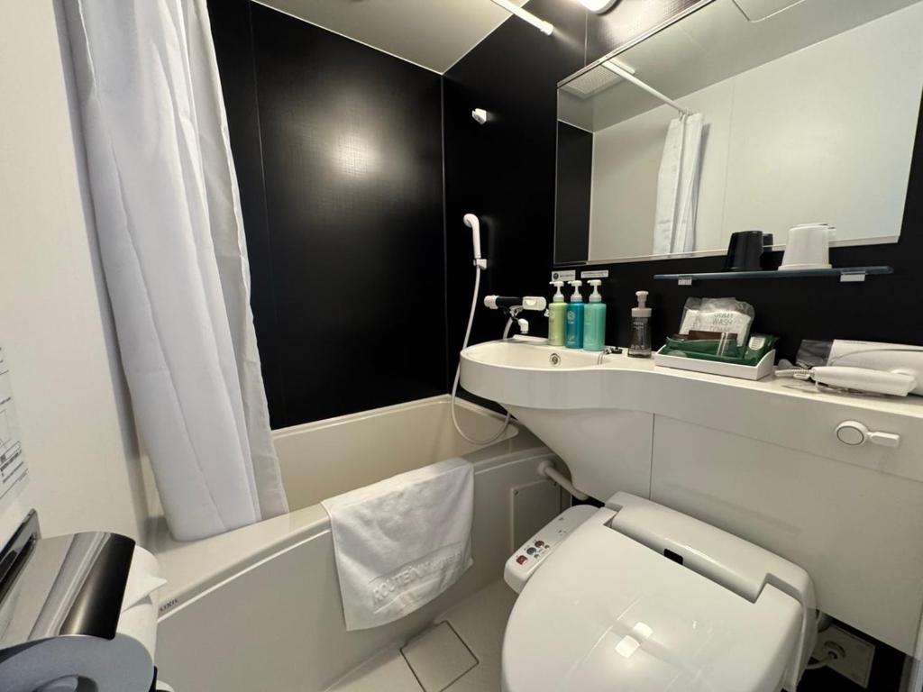 Koupelna v ubytování Hotel Route Inn Ginan -Kokudo 21 Gou-