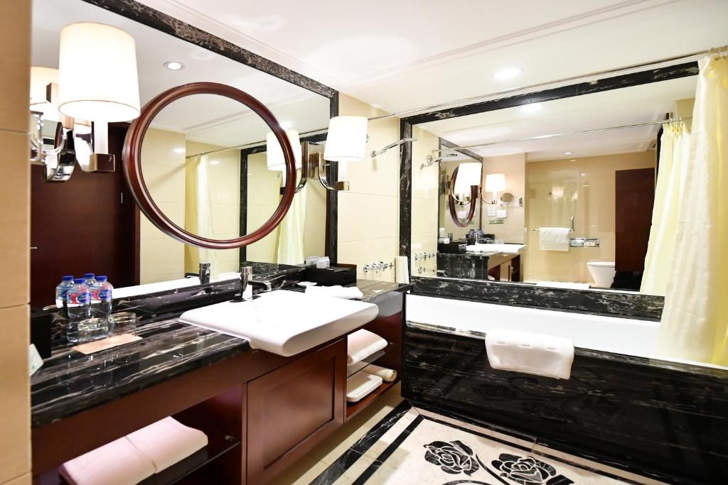 Koupelna v ubytování Central Hotel Shanghai - Nanjing Road