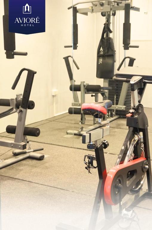 Fitness centrum a/nebo fitness zařízení v ubytování Avioré Hotel Tacloban